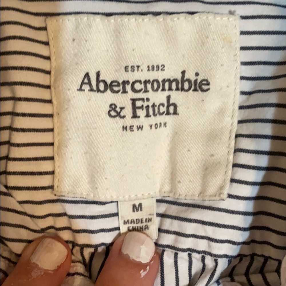Pin striped button up - Picture 2 of 2